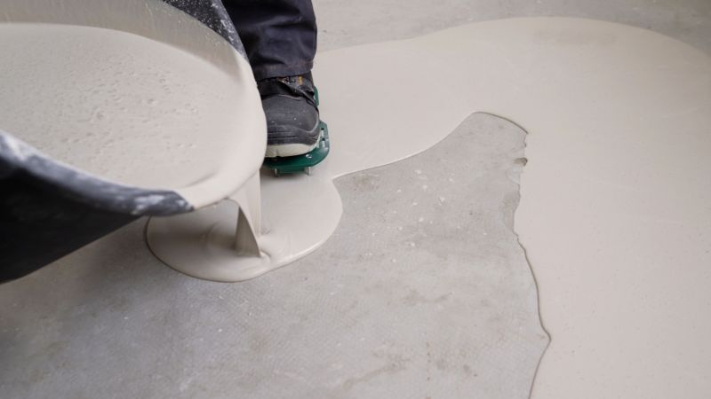Concrete finishing process