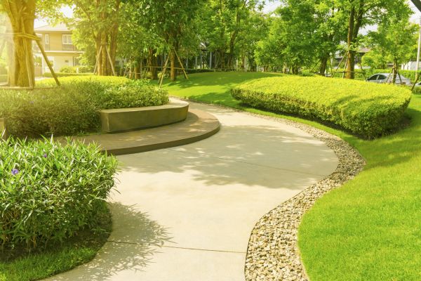 Cement Walkway Installation in Arlington Heights