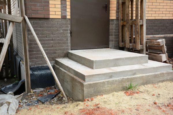 Cement Steps Construction in Arlington Heights