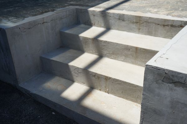 Poured Steps Installation in Arlington Heights