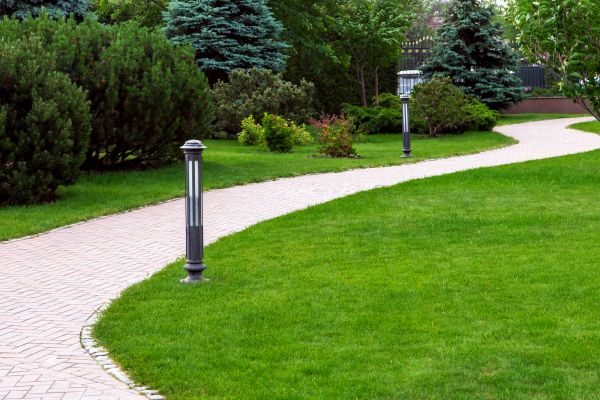 Backyard Sidewalk Installation in Arlington Heights
